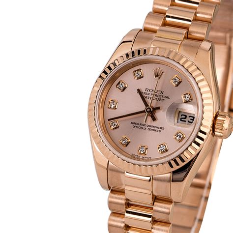 rosegold rolex damen